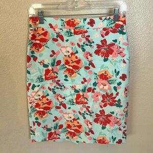 J Crew Spring Floral Mini Skirt 00
